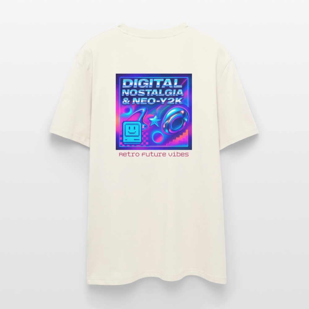 Organic T-Shirt - Digital Nostalgia - natural white