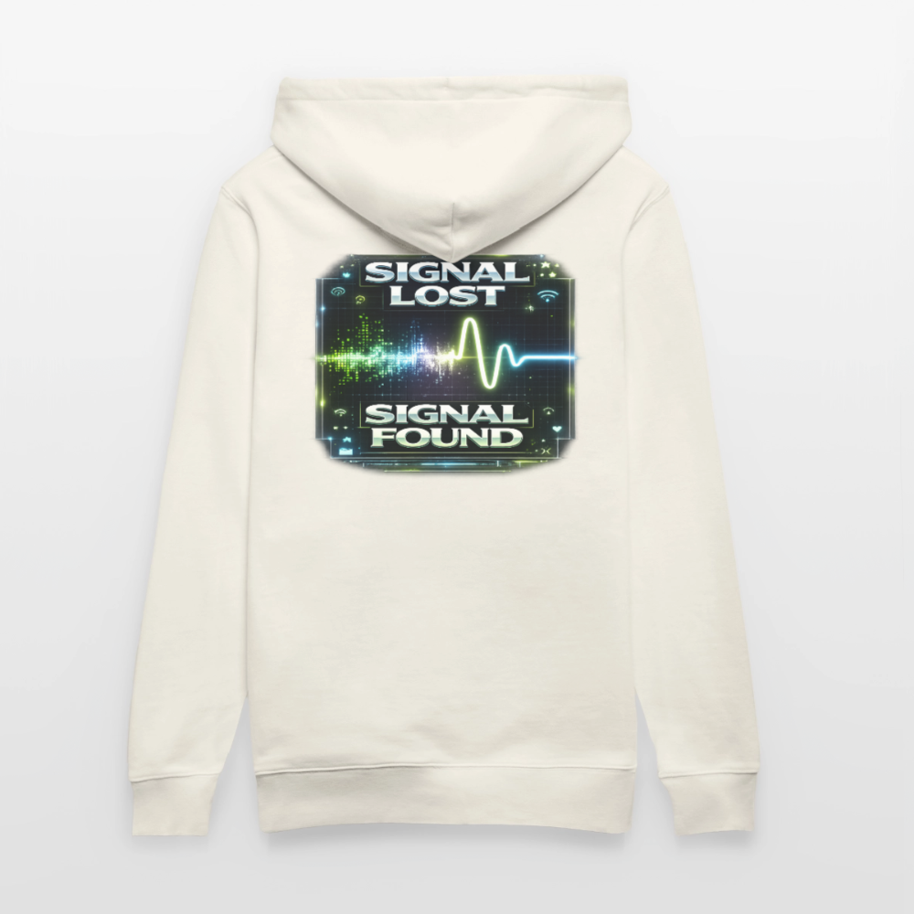 Organic Hoody - Signal Restored - natural white