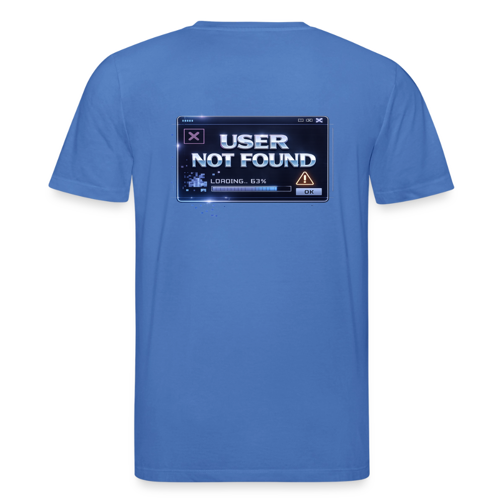 Organic T-Shirt - User Not Found - mindful blue