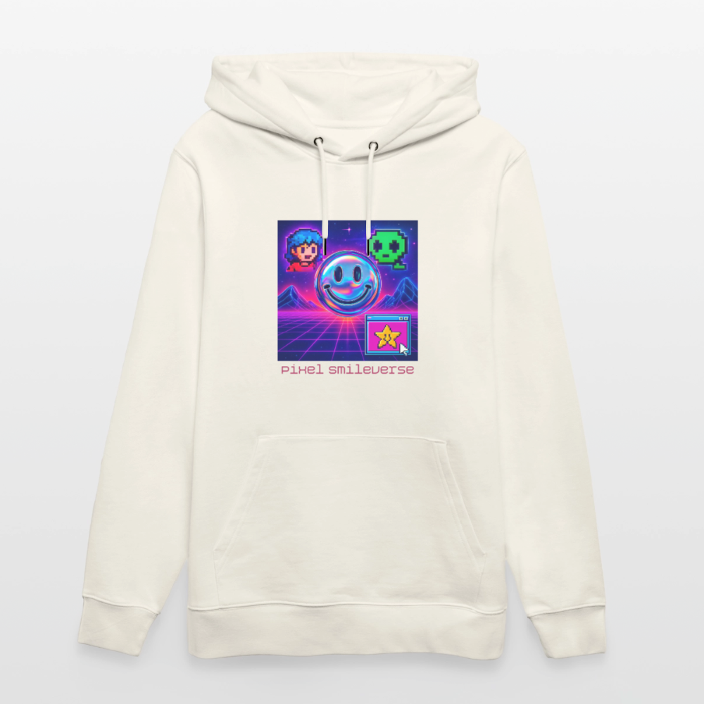 Organic Hoody - Retro Arcade Dream - natural white