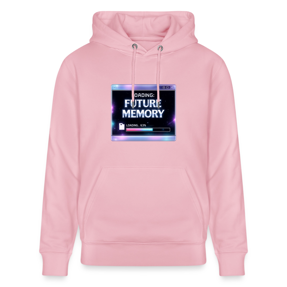 Organic Hoody - Future Memory - cotton pink