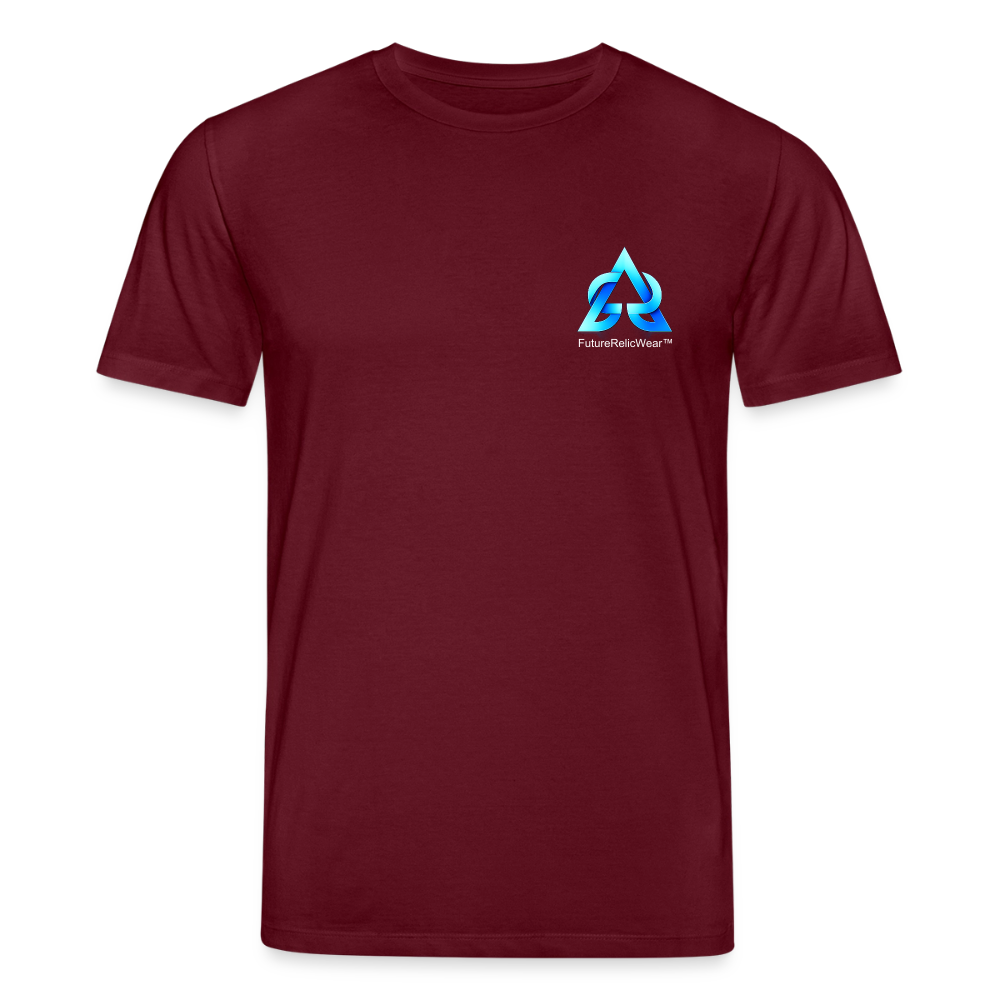 Organic T-Shirt - User Not Found - burgundy