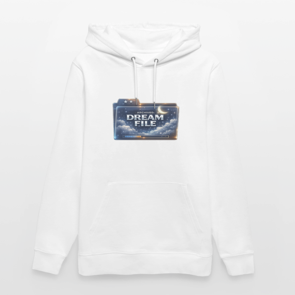 Organic Hoody - Archived Dream File - white