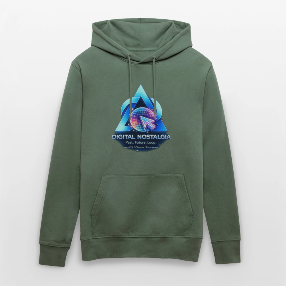 Organic Hoody - Eternal Quantum Era - cypress green
