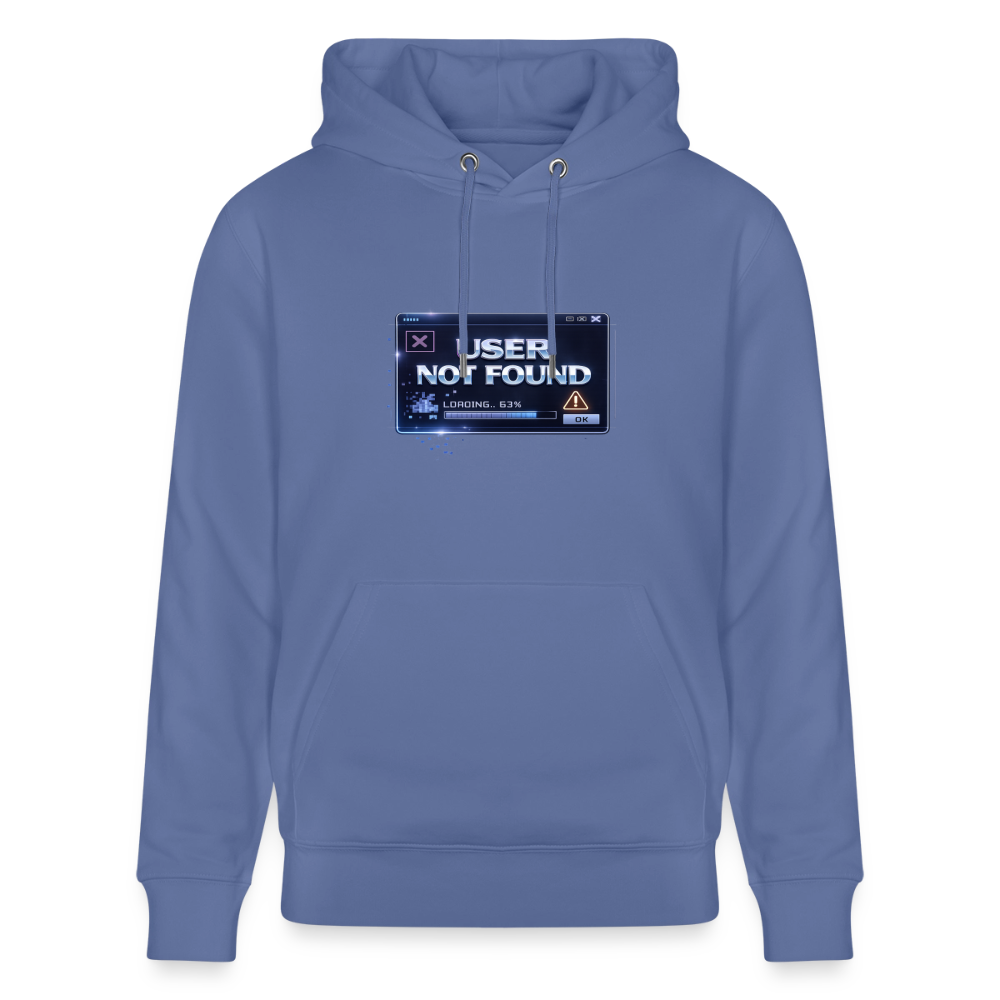 Organic Hoody - User Not Found - bright blue