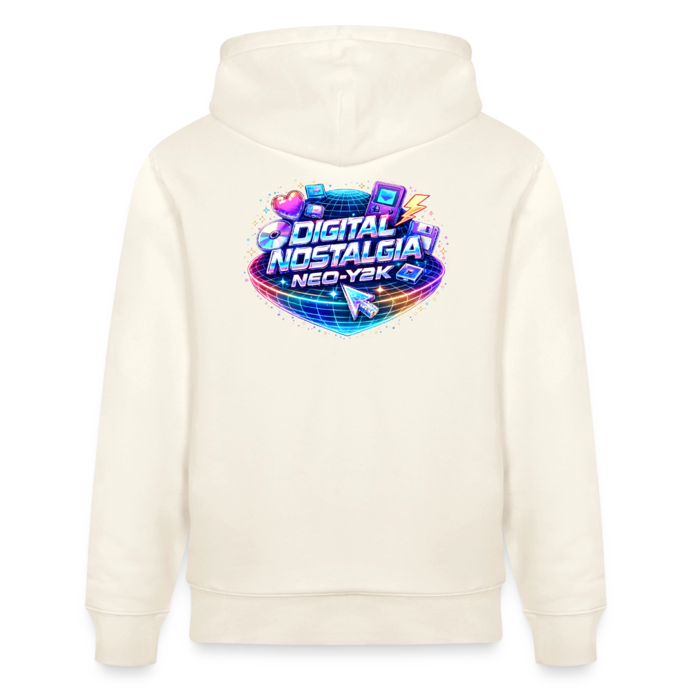 Organic Hoody - Neo Y2K Revival - natural white