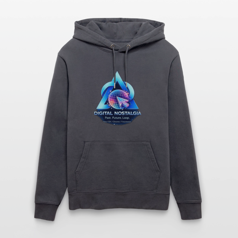 Organic Hoody - Eternal Quantum Era - indigo blue