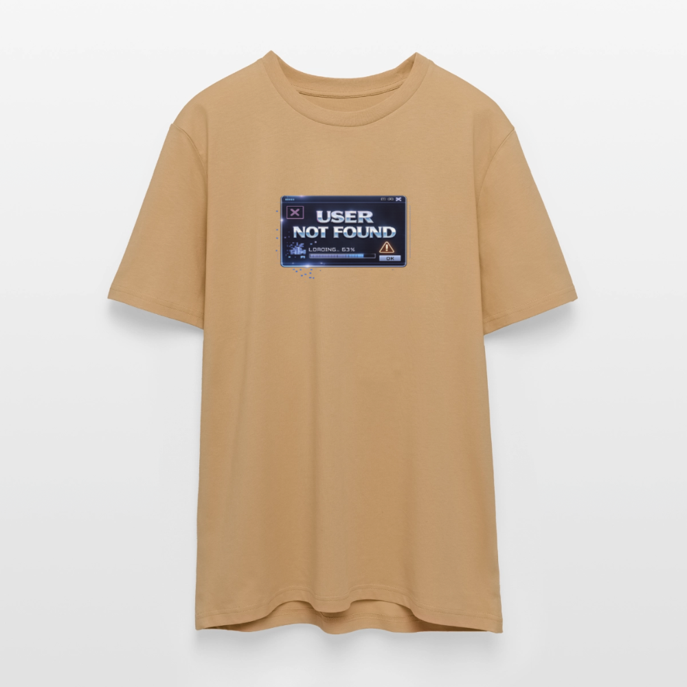 Organic T-Shirt - User Not Found - caramel 