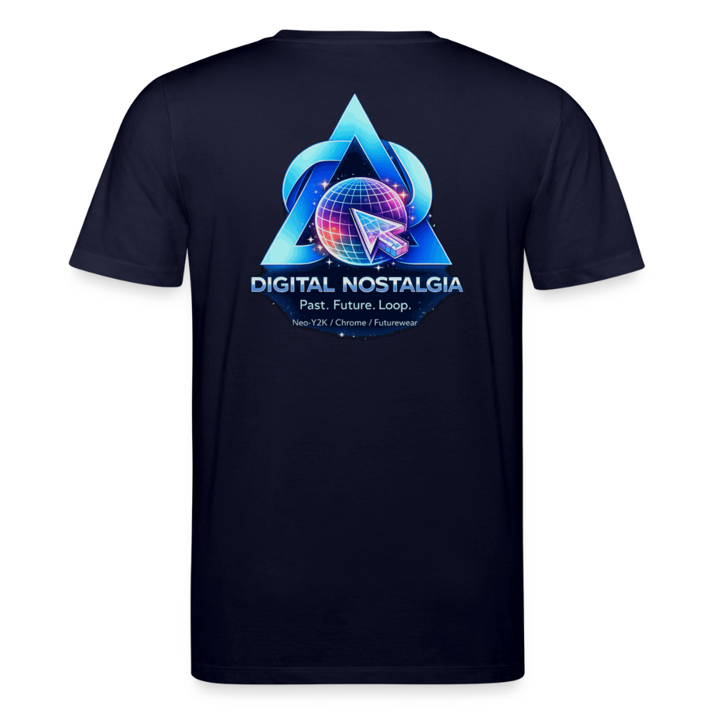 Organic T-Shirt - Eternal Quantum Era - navy