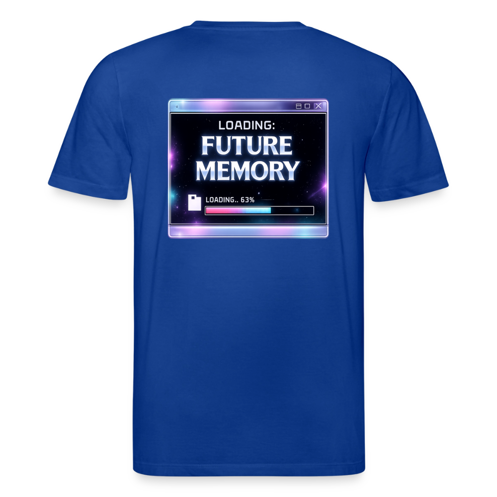 Organic T-Shirt - Future Memory - majorelle blue
