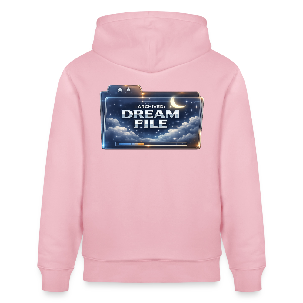 Organic Hoody - Archived Dream File - cotton pink