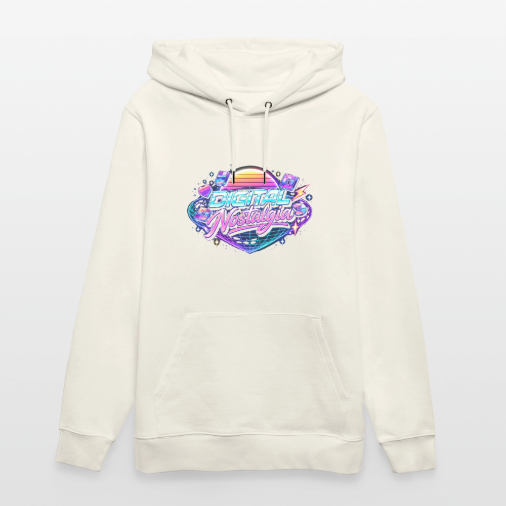 Organic Hoody - Retro Future Wave - natural white