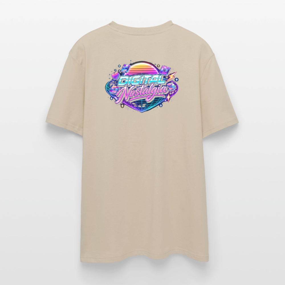 Organic T-Shirt - Retro Future Wave - beige