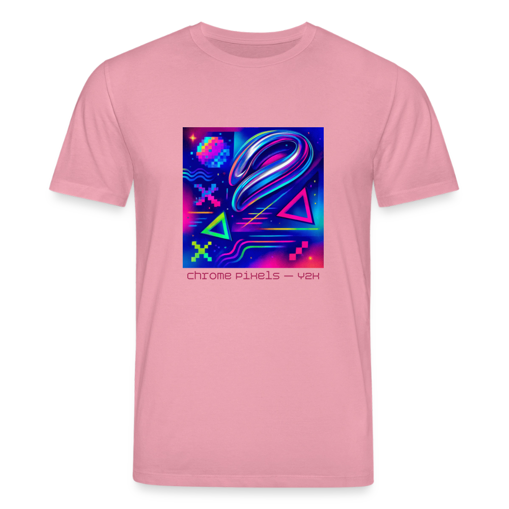Organic T-Shirt - Neon Geometrics - lilac dream