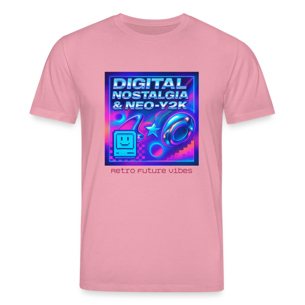 Organic T-Shirt - Digital Nostalgia - lilac dream
