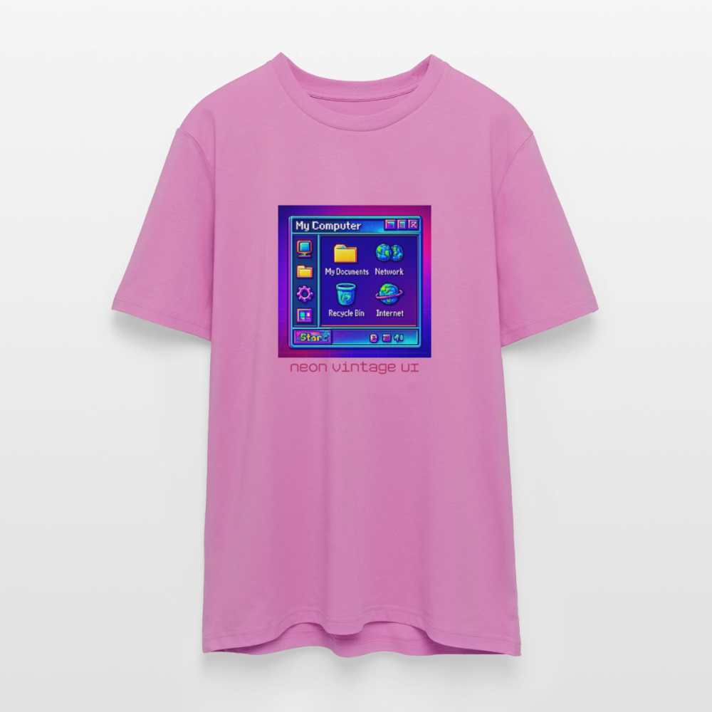 Organic T-Shirt - Retro Desktop - pink