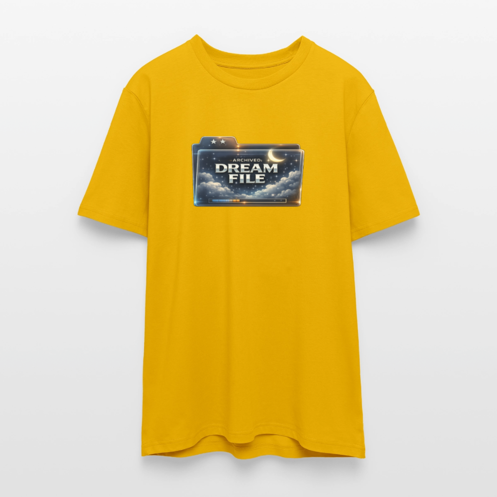 Organic T-Shirt - Archived Dream File - spectra yellow
