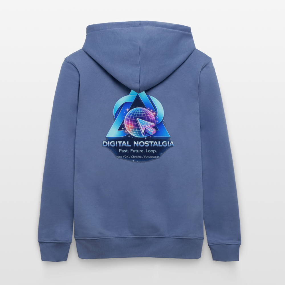 Organic Hoody - Eternal Quantum Era - bright blue