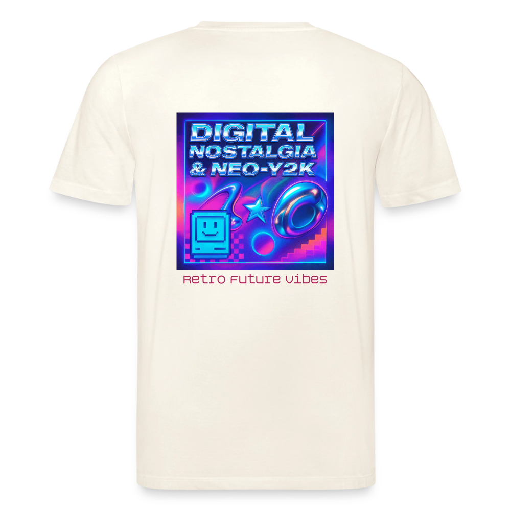 Organic T-Shirt - Digital Nostalgia - natural white