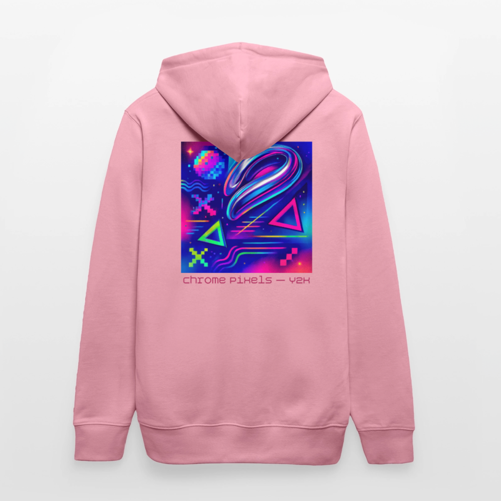 Organic Hoody - Neon Geometrics - lilac dream