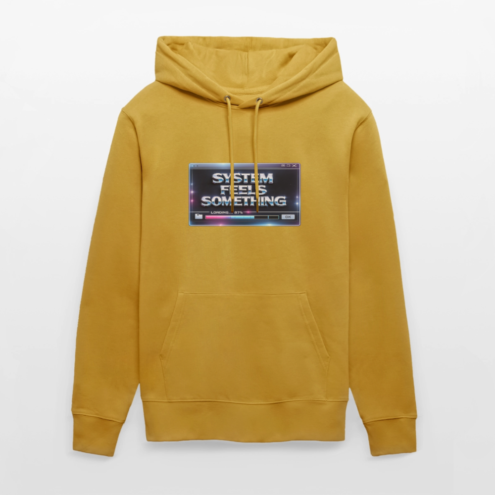 Organic Hoody - Sentience Loading Now - ochre