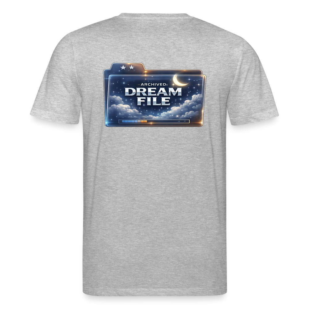 Organic T-Shirt - Archived Dream File - heather grey