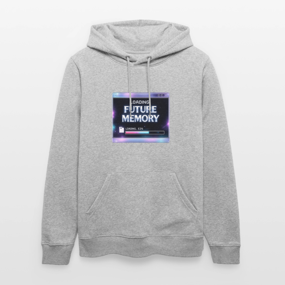 Organic Hoody - Future Memory - heather grey