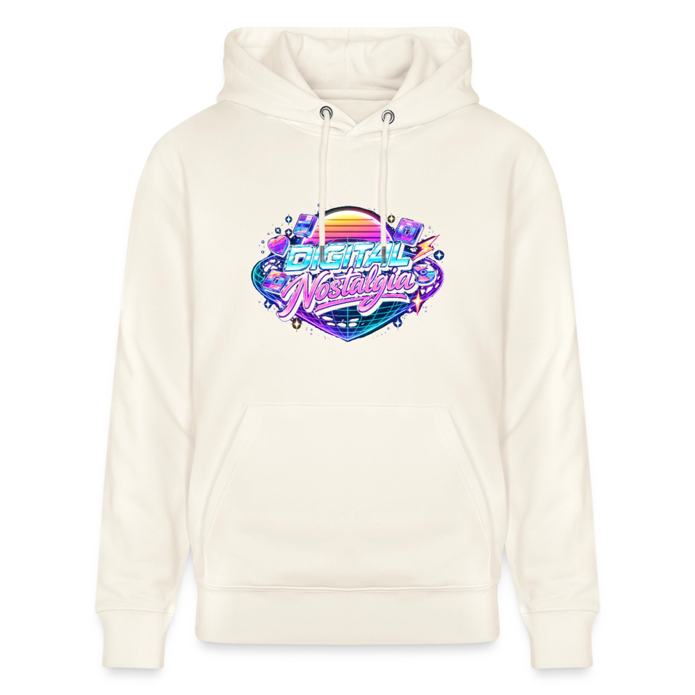 Organic Hoody - Retro Future Wave - natural white
