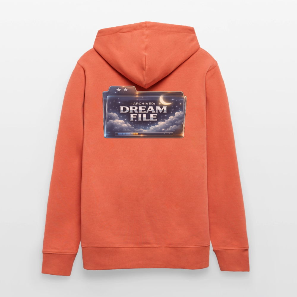 Organic Hoody - Archived Dream File - light red