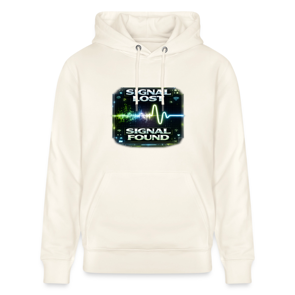Organic Hoody - Signal Restored - natural white