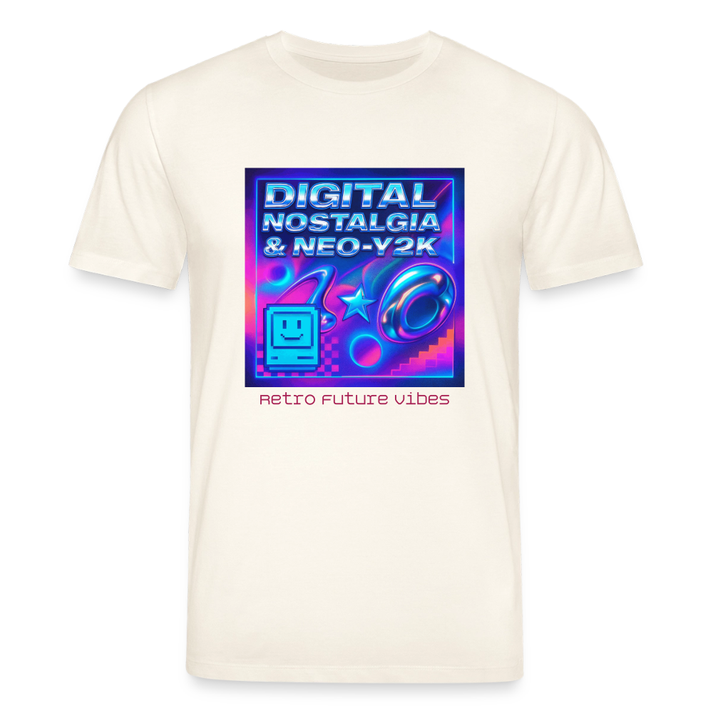 Organic T-Shirt - Digital Nostalgia - natural white