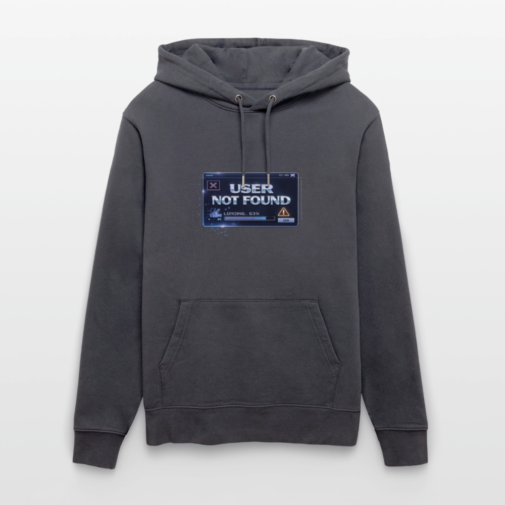 Organic Hoody - User Not Found - indigo blue