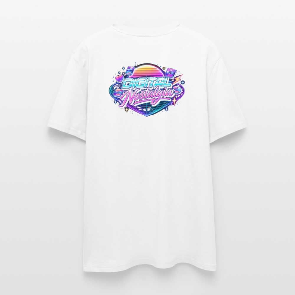 Organic T-Shirt - Retro Future Wave - white