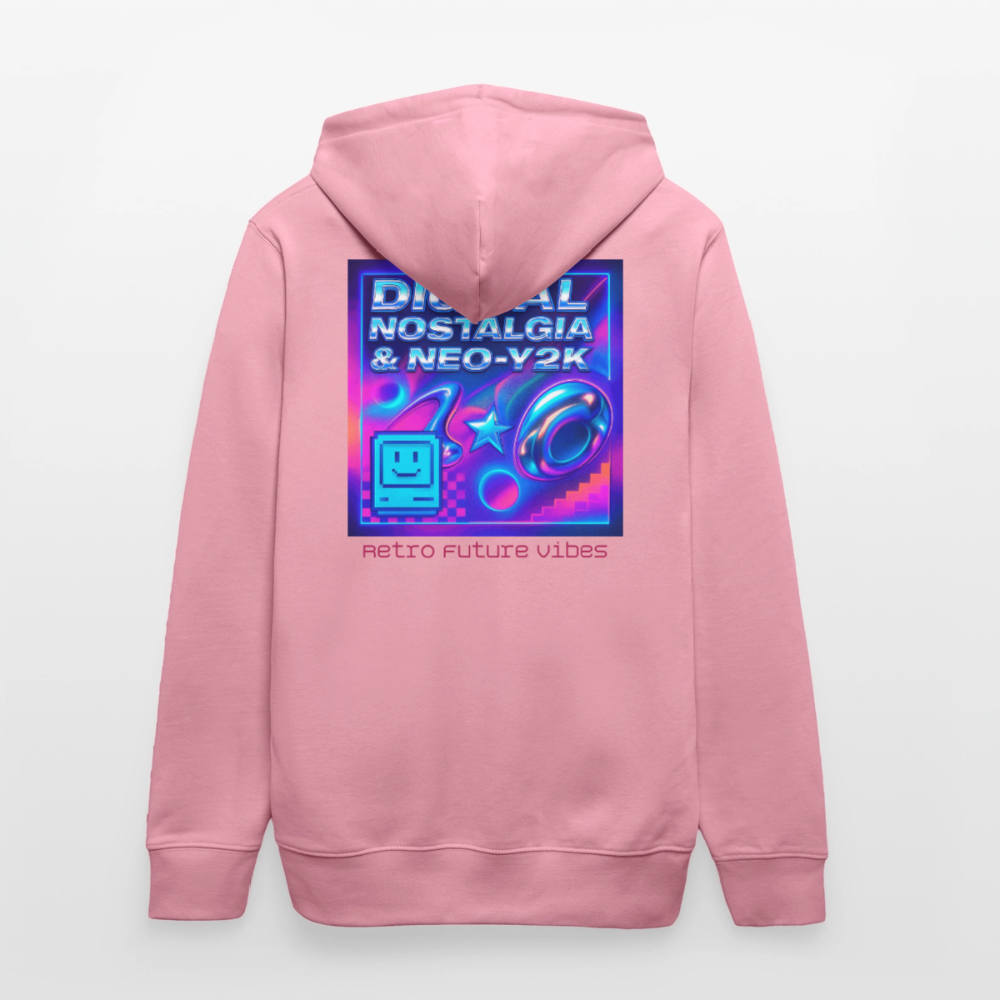 Organic Hoody - Digital Nostalgia - lilac dream