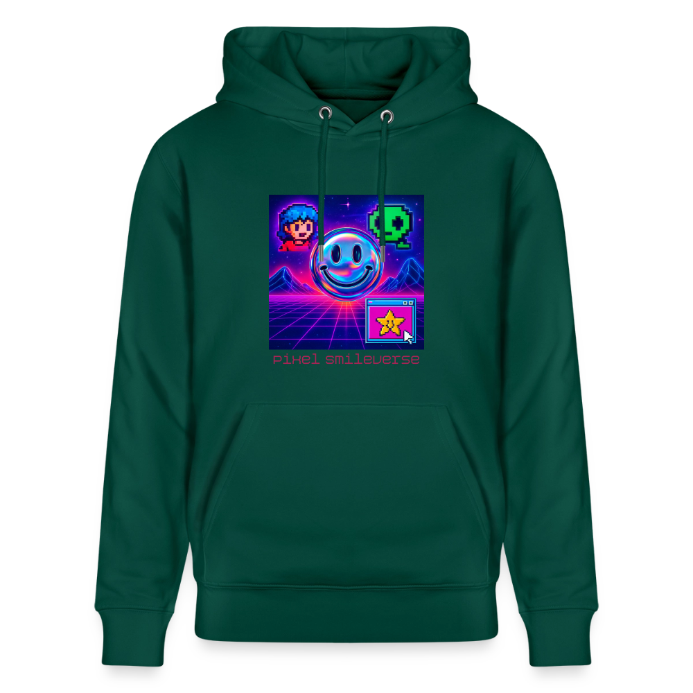 Organic Hoody - Retro Arcade Dream - forest