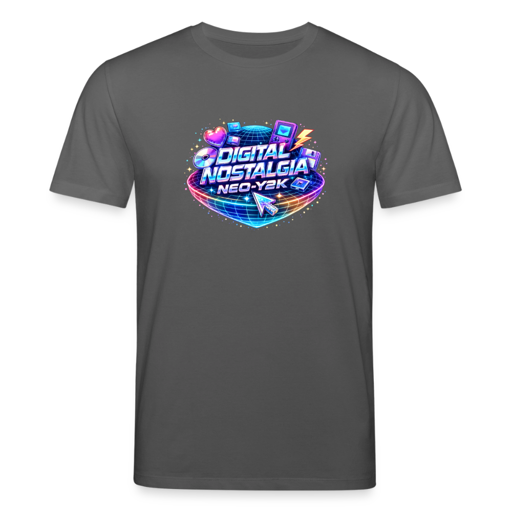 Organic T-Shirt - Neo Y2K Revival - anthracite