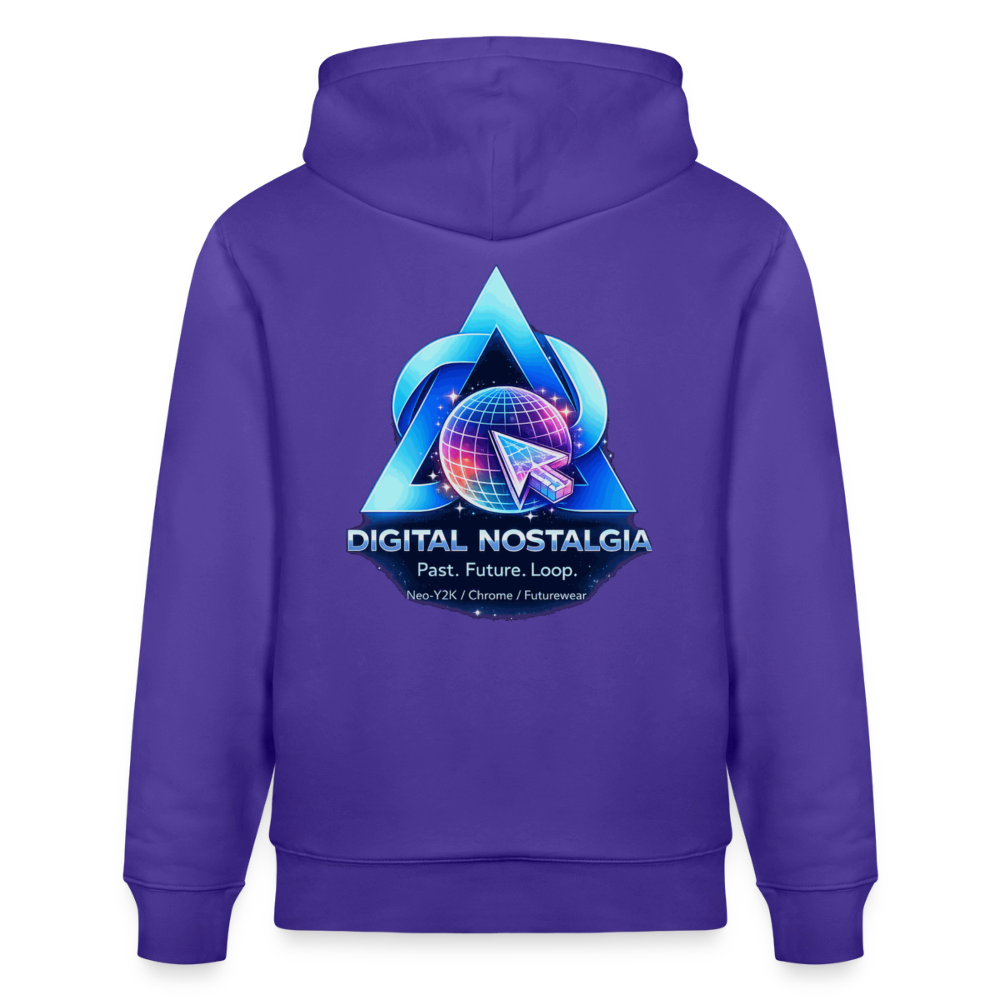 Organic Hoody - Eternal Quantum Era - purple love 