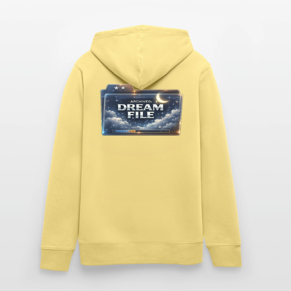 Organic Hoody - Archived Dream File - viva yellow 