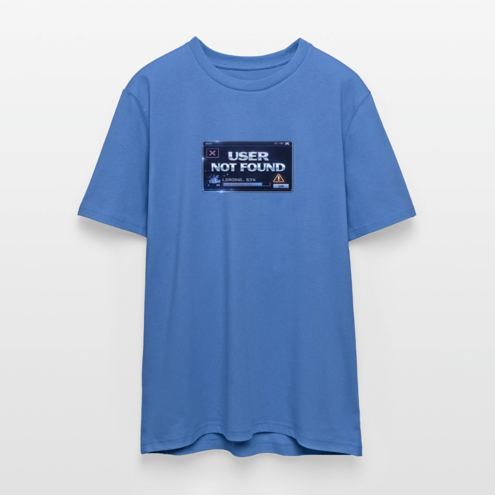 Organic T-Shirt - User Not Found - mindful blue