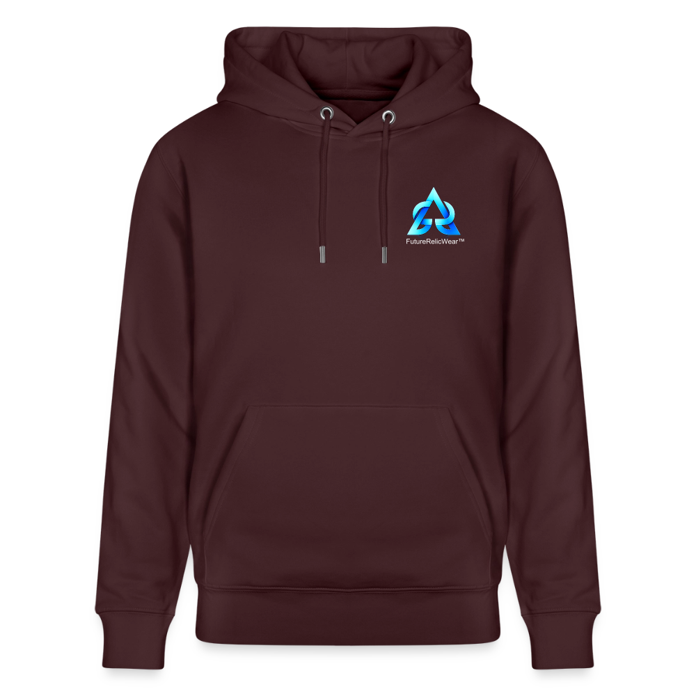 Organic Hoody - Digital Nostalgia - maroon