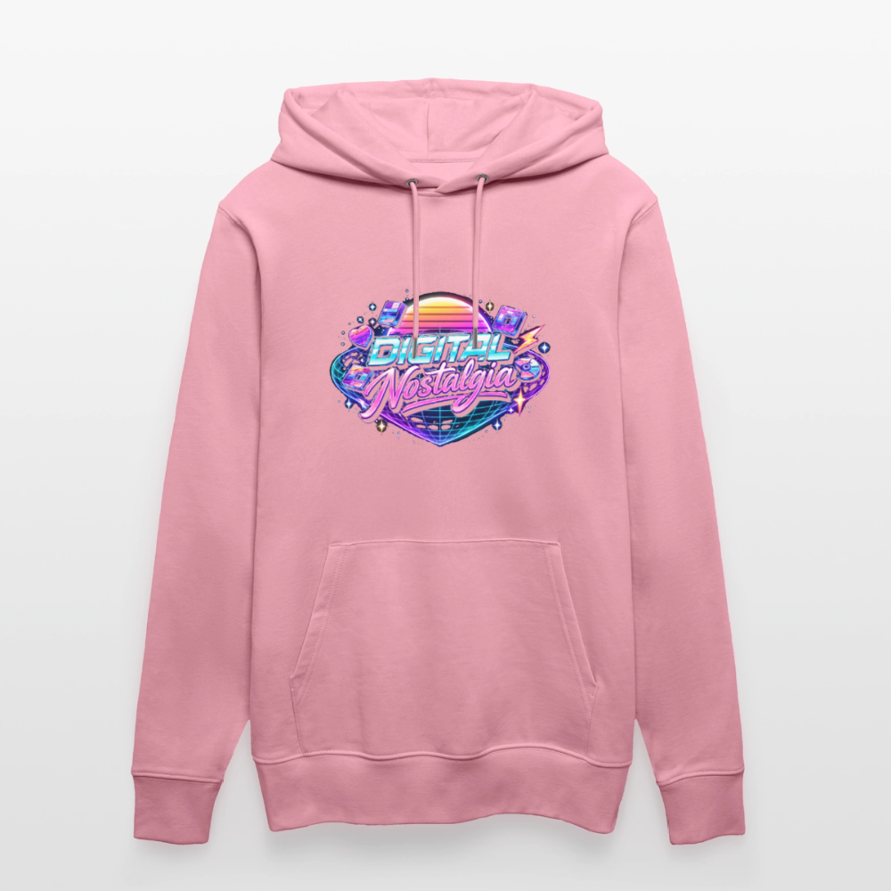 Organic Hoody - Retro Future Wave - lilac dream