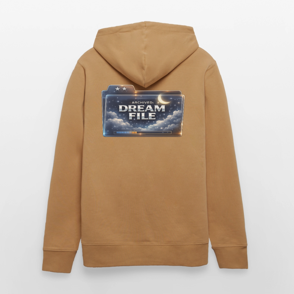 Organic Hoody - Archived Dream File - latte