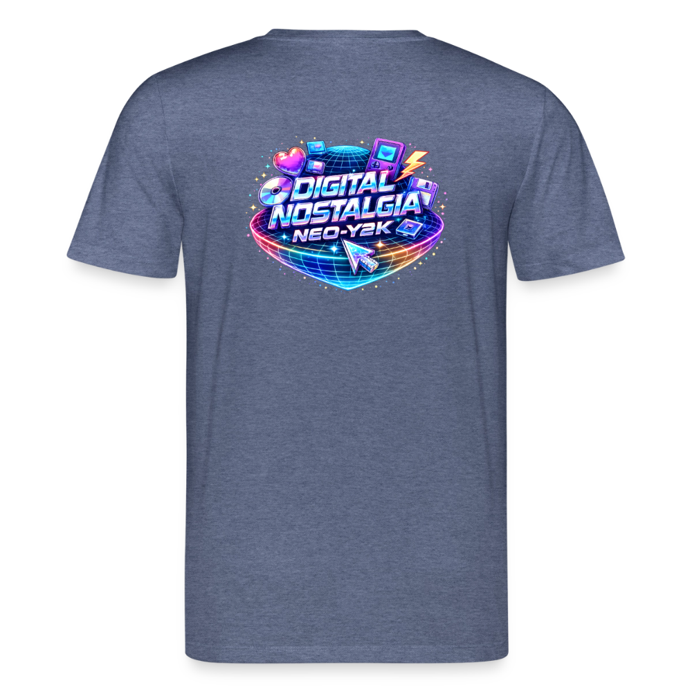 Organic T-Shirt - Neo Y2K Revival - dark heather blue
