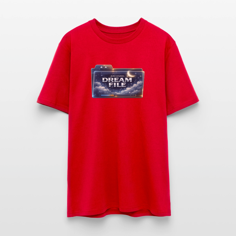 Organic T-Shirt - Archived Dream File - red