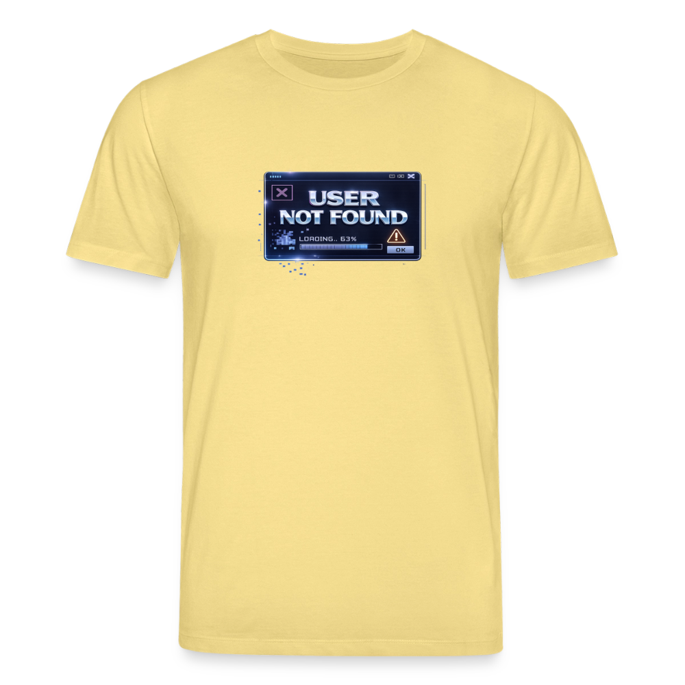 Organic T-Shirt - User Not Found - viva yellow 