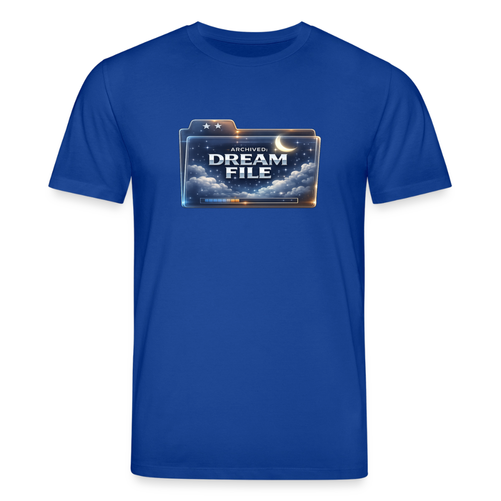Organic T-Shirt - Archived Dream File - majorelle blue