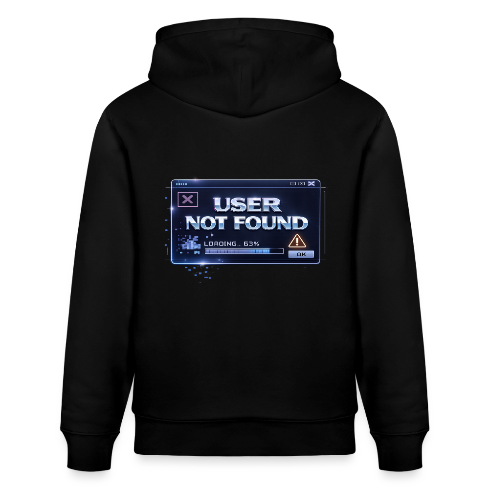 Organic Hoody - User Not Found - black