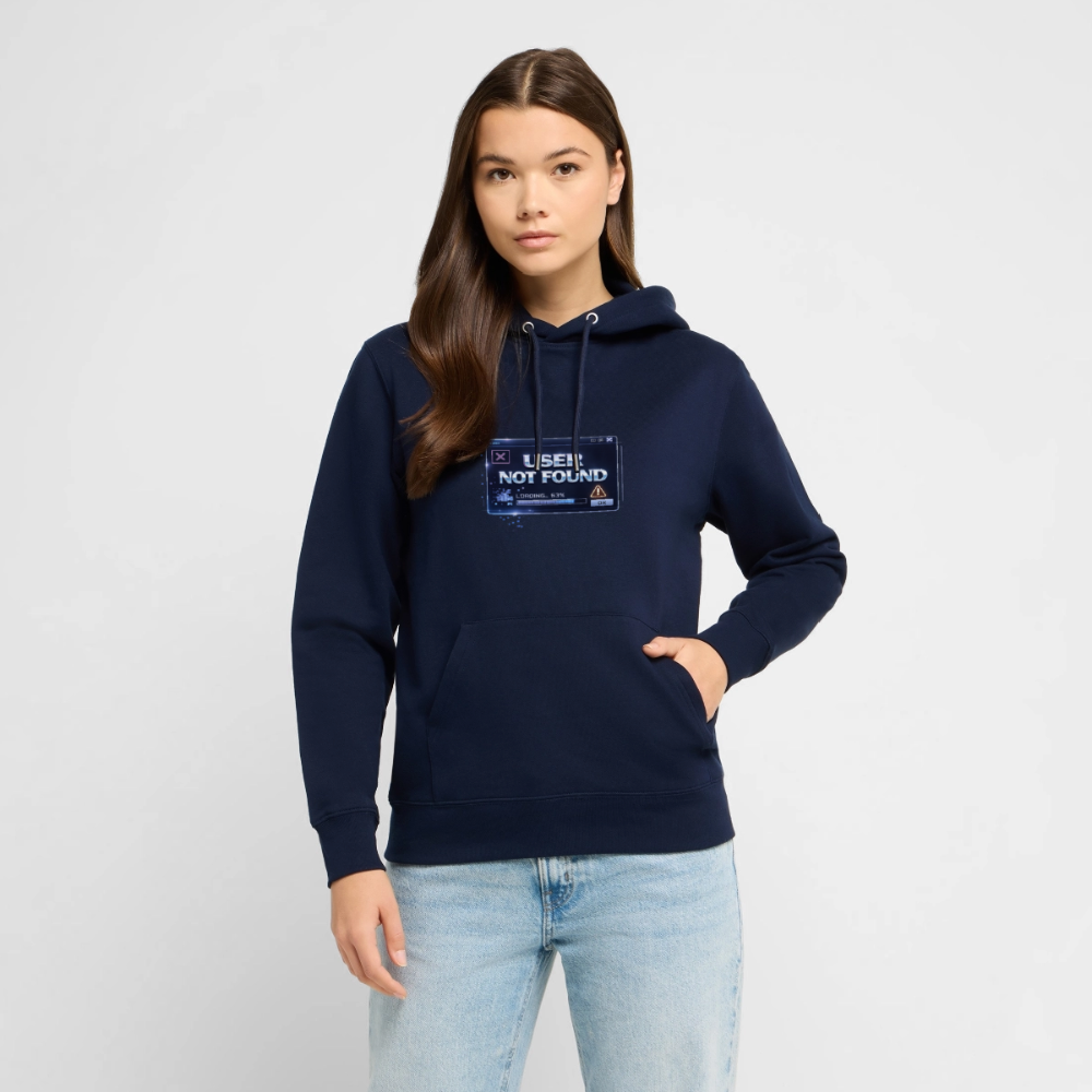 Organic Hoody - User Not Found - navy