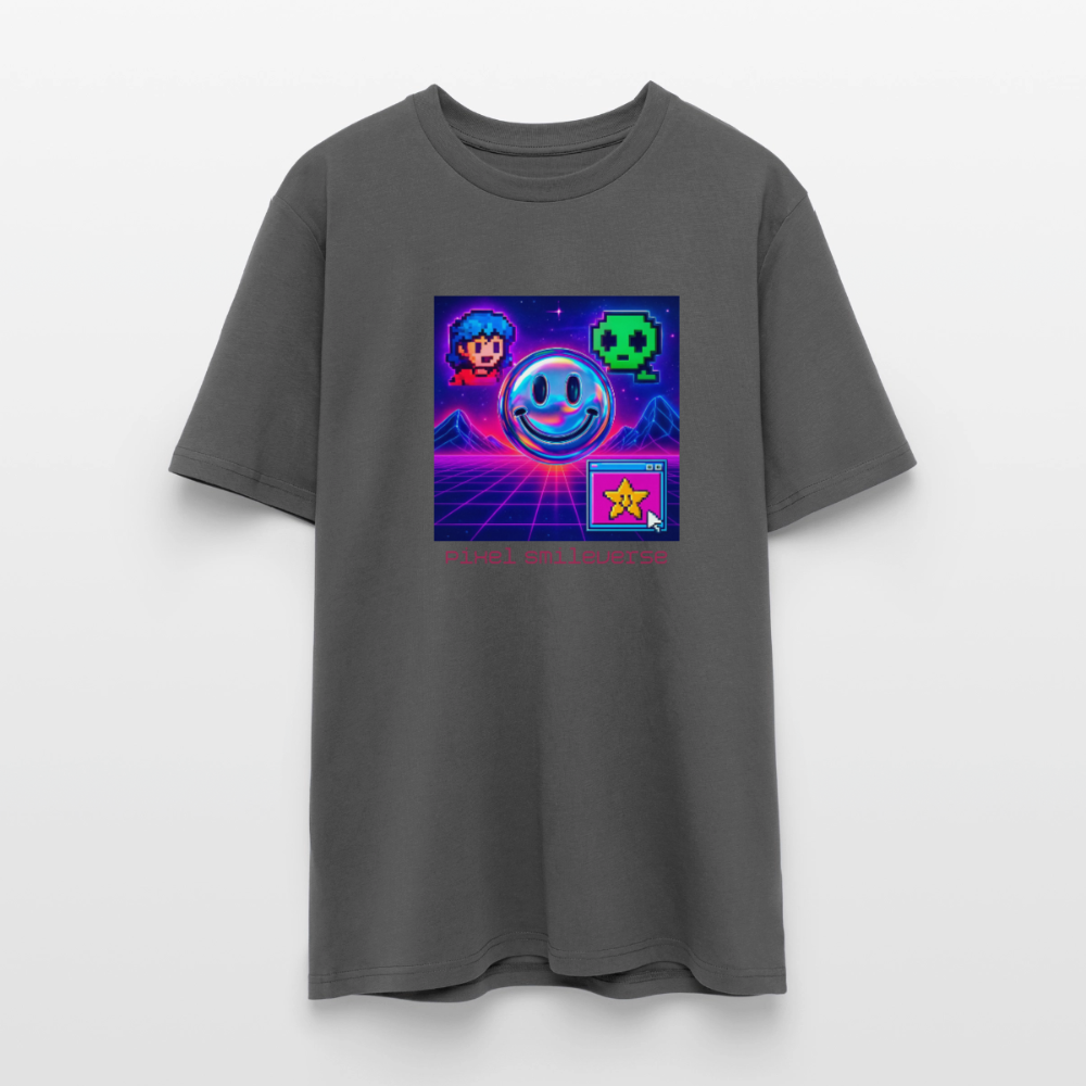 Organic T-Shirt - Retro Arcade Dream - anthracite