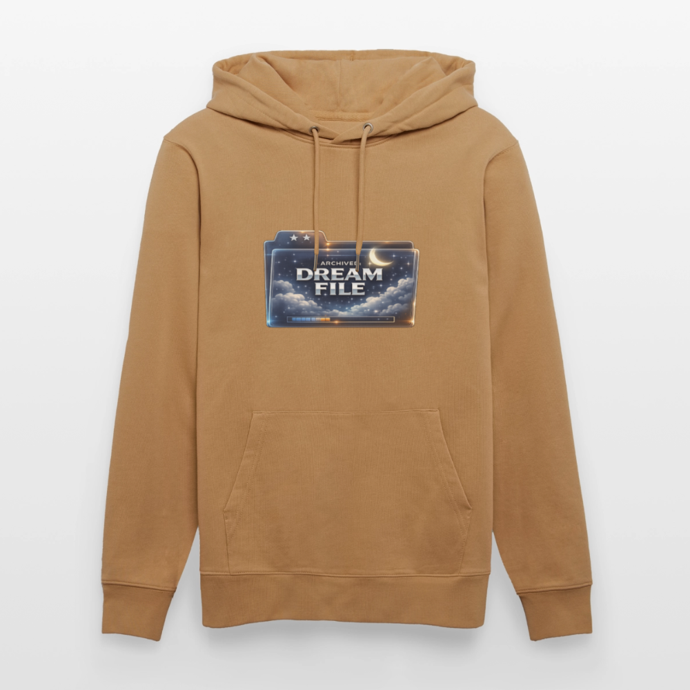 Organic Hoody - Archived Dream File - latte